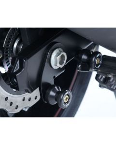 R&G Racing Black Cotton Reels Offset For 2017-2024 Suzuki GSXS750 CR0062BK