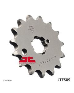 JT Sprockets Front Steel Countershaft Sprocket 15 Tooth 15T 530 Chain For Kawasaki Z400 ABS D1-D4 2 Cyl 1974-1979 JTF509.15
