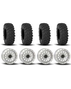 System 3 SB-6 Beadlock Machined 15" Wheels And XTR370 Tires [32x10-15]