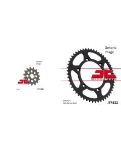 Front and Rear Steel Sprocket Kit for OffRoad SUZUKI DR250S 1990-1992