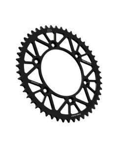 JT Sprockets Rear Racelite Aluminum Race Sprocket Black 52 Tooth 52T 520 Chain