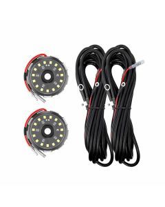 KC HiLiTES Two-Light Add-On Cyclone V2 Kit - Clear - 5.0 Meters Long 6335