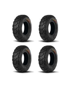 Kenda Set of Two K572 Road Go Tires (4 Ply) [18x9.5-8] And Two (4 Ply) [21x10-8] Tires