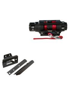 Viper 4500lbs V3 Winch Red Rope With Mount For Polaris RZR 170 2008-2014