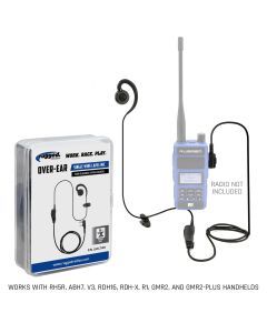 Rugged Radios Single Wire Ear Hook Lapel Mic for Rugged Handheld Radios LM-LT-RH