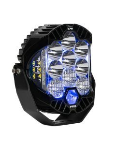 Baja Designs Auxiliary LED Light Pod Each Blue Backlight L9 Pro Series Driving/Combo Pattern Clear Lens Universal 320015