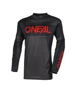 Motocross Jersey 242 O'Neal Element Racewear Black / Grey / Red Motocross Jersey
