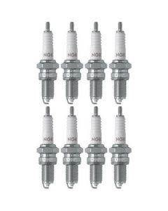 Set of 8 NGK Standard Spark Plugs for Kawasaki VN750-A 2006-1986 Engine 750cc