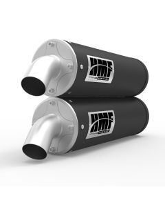 HMF Muffler Polaris RZR XP/4 Turbo/S 16-21 Gun Metal Titan-QS Dual Slip On Exhaust