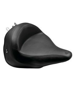 Mustang Vintage Wide Solo Plain Seat Black For Harley-Davidson Softail Deluxe 2016-2017 76232