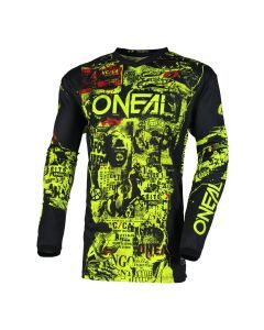 Motocross Jersey 242 O'Neal Element Attack Black / Neon Motocross Jersey