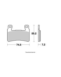Vesrah Brake Pads (Vd-166Rjl) VD-166RJL