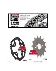520 BMOR Sealed Chain, Front & Rear Sprocket Kit for ATV/UTV HONDA ATC350X 1986