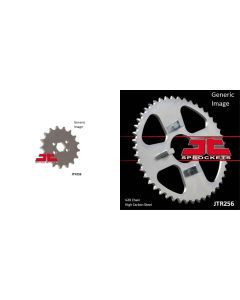 JT SPROCKETS Front and Rear Steel Sprocket Kit for OffRoad HONDA XR75 1973-1978