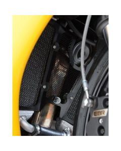 R&G Racing Black Aluminum Radiator Guard RAD0180BK