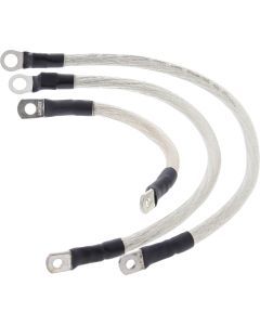 All Balls Clear Hi-Performance 4 Gauge Battery Cable Set 79-3001