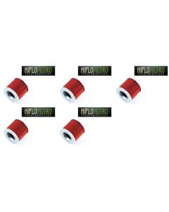 Set of 5 Hi Flo - Oil Filter Hf125