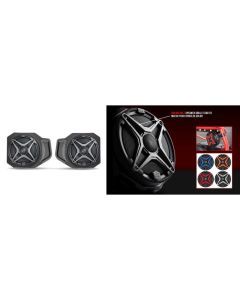SSV Works Front 6.5" Speaker Pods With Grey Grilles For Polaris Ranger XP 1000 18-22
