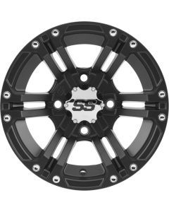 ITP SS212 Alloy Wheel Matte Black 12x7 4/156 4+3 1228366536B