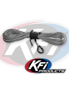 KFI Synthetic Winch Cable 15/64" x 38' - Smoke - SYN23-S38