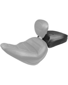 Mustang Standard Touring Passenger Seat With Backrest Black For Harley-Davidson Softail Slim 2018-2021 79028