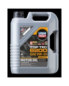 Liqui Moly 5L Top Tec 6200 SAE 0W20 Motor Oil 20238