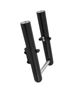 Arlen Ness Hot Fork Legs Lower Sliders Single Side Smooth Black Harley 14-17 FLH