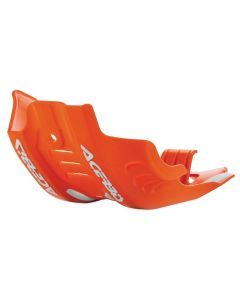 Acerbis 16 Orange/White Offroad Skid Plate - 2449425226