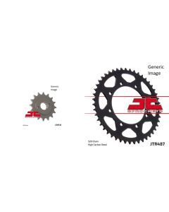 Front and Rear Steel Sprocket Kit for OffRoad KAWASAKI KL650A/E KLR 1990-2013