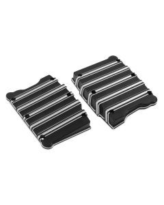Arlen Ness 10 Gauge Gloss Black Rocker Box Covers for Harley Twin Cam 99-15 New