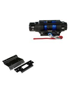 Viper 4500lbs V3 Winch Blue Rope With Mount For Honda Foreman 450 1998-2004