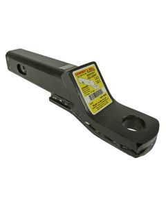 Cushioned Heavy Duty Ball Mount fits 2" Receiver Hitch - 2" Drop - 1" Rise - 14,000 lb. Tow Capacity