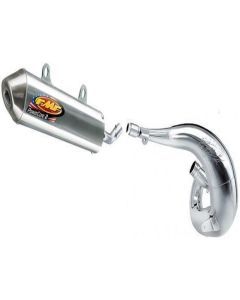 FULL FMF FATTY PIPE EXHAUST AND POWERCORE 2 SILENCER 91-01 HONDA CR500 CR500R
