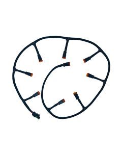 KC HiLiTES 57" Gravity Pro6 LED - 9-Light - Plug-N-Play Light Bar Harness 63225