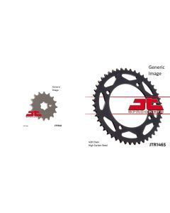Front and Rear Steel Sprocket Kit for OffRoad KAWASAKI KX65 2002-2015