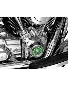 New Harley FLSTN Softail Deluxe 2005-2014Tappet Block Accent Chrome by Kuryakyn