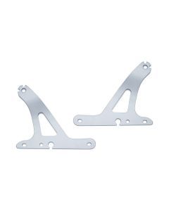 Kuryakyn Driver Passenger Backrest Sissy Bar Side Plate Chrome Harley Sportster