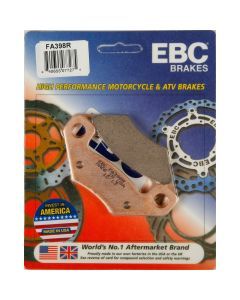 EBC 1 Pair Sintered R Series Heavy-Duty Brake Pads MPN FA398R