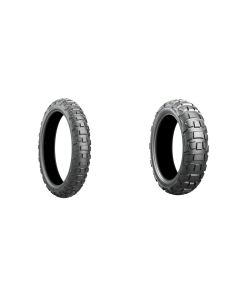 Bridgestone Battlax Adventurecross AX41 90x90x21 And And 150x70x18 Full OEM Tire Set For MV Agusta Lucky Explorer 2024+