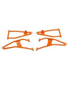 High Lifter Front Forward Upper And Lower Orange Control Arms For Polaris Models MCFFA-RNG1-2-O1