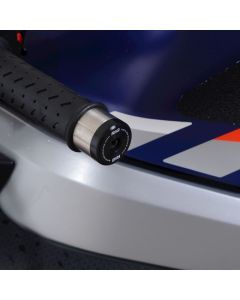 R&G Racing Black Bar End Sliders For 2021-2024 Aprilia RS125