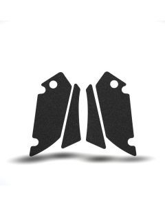 R&G Racing Black Tank Traction Grips For 2021-2022 Energica Motor Company EVA Ribelle