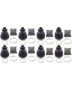 Complete Front & Rear Inner & Outer CV Boot Repair Kit Polaris RZR 4 900 15-16