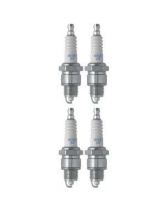 Set of 4 NGK Standard Spark Plugs for Polaris PREDATOR 50 2006-2004 Engine 50cc