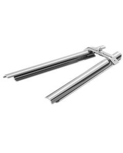 New Harley FXST Softail Standard 2007Frame Down Tube Covers Chrome by Kuryakyn