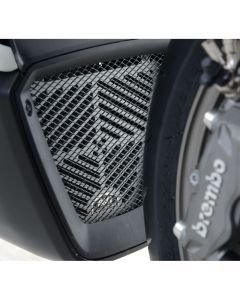 R&G Racing Silver Oil Cooler Guard For 2019-2020 Ducati Diavel 1260 S