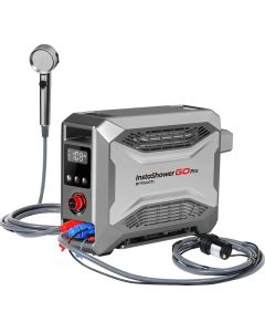 Fogatti InstaShower GO Pro Outdoor Portable Water Heater with Water Pump,22000BTU