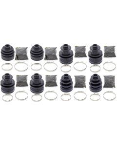 Complete Front & Rear Inner & Outer CV Boot Repair Kit WOLVERINE R-SPEC EPS 16