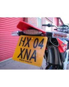 R&G Racing Black Tail Tidy License Plate Holder For 2006-2007 Aprilia SXV450