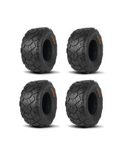 Kenda Set of Two K572 Road Go Tires (4 Ply) [25x8-12] And Two (4 Ply) [25x10-12] Tires